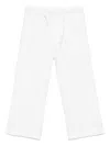 Paolo Pecora Drawstring-waist Trousers In White