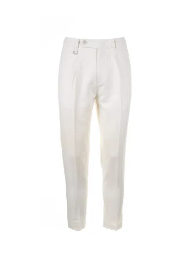 Paolo Pecora Pants In Bianco