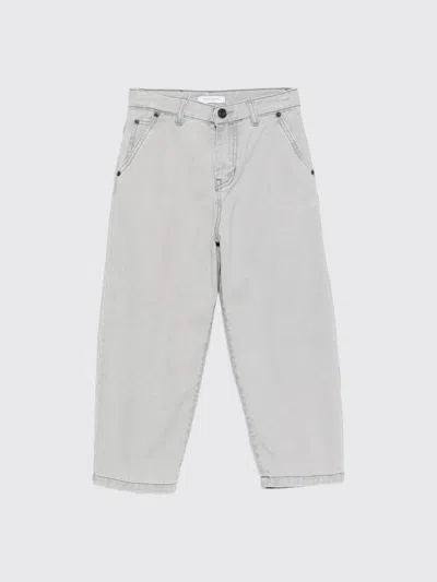 Paolo Pecora Pants Kids Color Grey In Gray