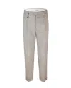 Paolo Pecora Chino Duomo Relaxed Grey In Neutral