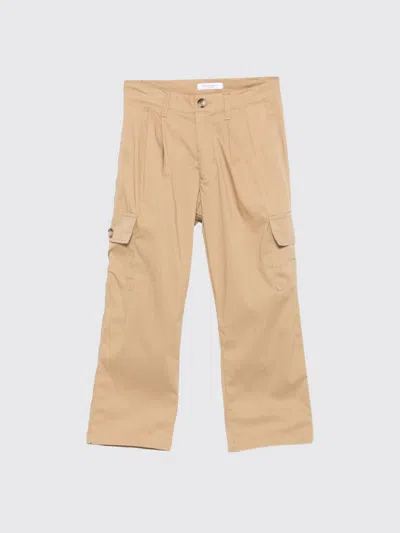 Paolo Pecora Pants  Kids Color Beige In Multi