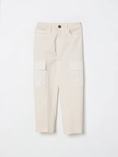 Paolo Pecora Pants  Kids Color Butter In Multi
