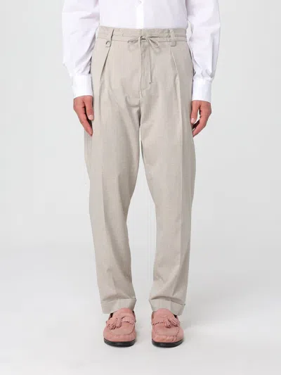 Paolo Pecora Pants  Men Color Beige In Sand