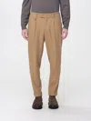 Paolo Pecora Pants  Men Color Beige In Brown