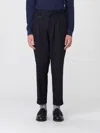 Paolo Pecora Pants  Men Color Blue In Black