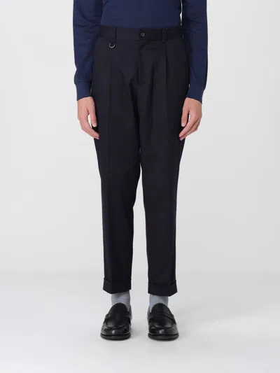 Paolo Pecora Pants  Men Color Blue In Black