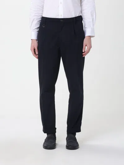 Paolo Pecora Pants  Men Color Blue In Black