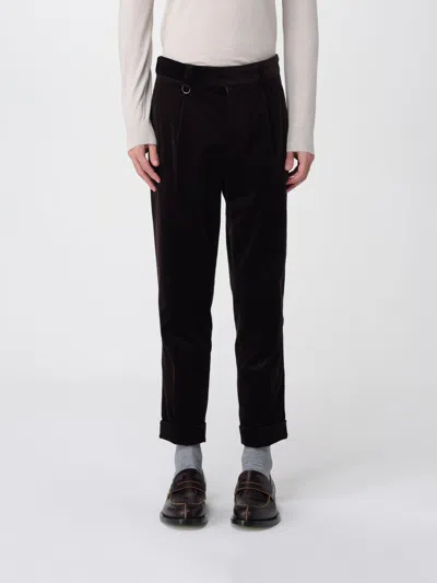 Paolo Pecora Pants  Men Color Brown In Black