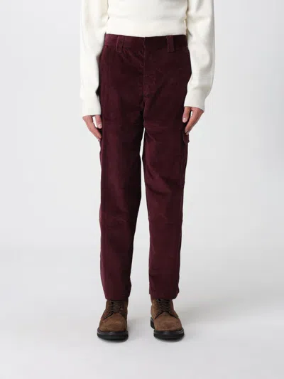 Paolo Pecora Pants  Men Color Burgundy