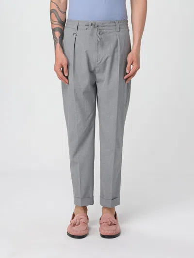 Paolo Pecora Pants  Men Color Grey In Gray