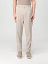 Paolo Pecora Chino Duomo Relaxed Grey In Natural