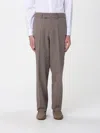 Paolo Pecora Pants  Men Color Sand In Gray