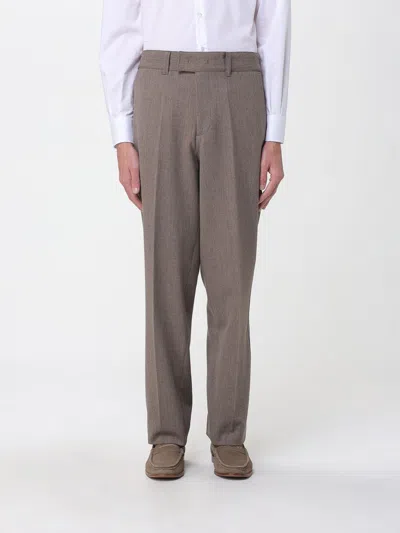 Paolo Pecora Pants  Men Color Sand In Gray