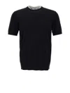 Paolo Pecora Fine-knit T-shirt In Black