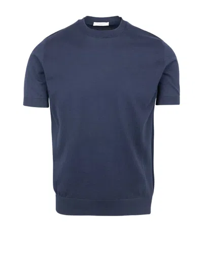 PAOLO PECORA PAOLO PECORA PAOLO PECORA BLUE T-SHIRT