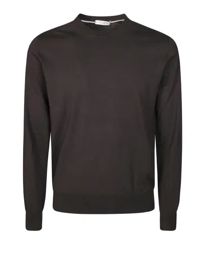 Paolo Pecora Brown T-shirt In Burgundy