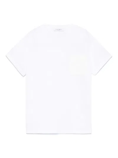 Paolo Pecora Kids' Patch-pocket T-shirt In White
