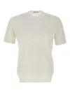 Paolo Pecora Patterned-jacquard T-shirt In Neutral