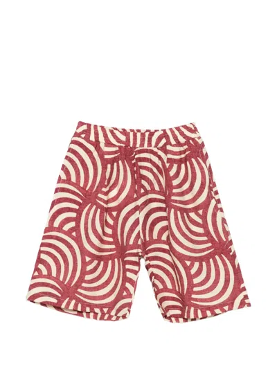 Paolo Pecora Kids' Patterned Shorts In Multi