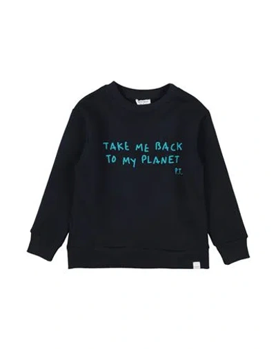 Paolo Pecora Babies'  Pietro Terzini X  Toddler Boy Sweatshirt Navy Size 6 Cotton In Blue