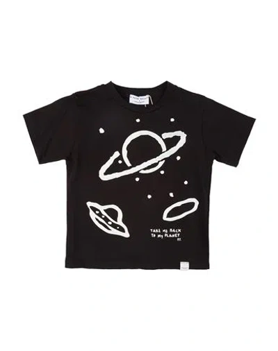 Paolo Pecora Babies'  Pietro Terzini X  Toddler Boy T-shirt Black Size 6 Cotton