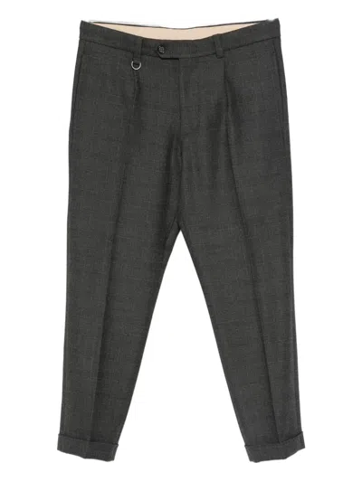 PAOLO PECORA PLEAT-DETAIL TROUSERS