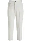 Paolo Pecora Pleat-detail Trousers In White