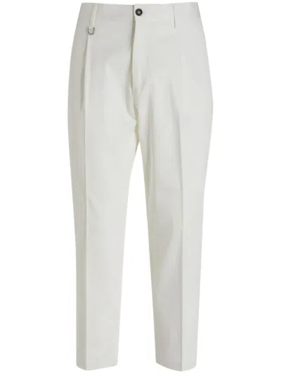 Paolo Pecora Pleat-detail Trousers In White