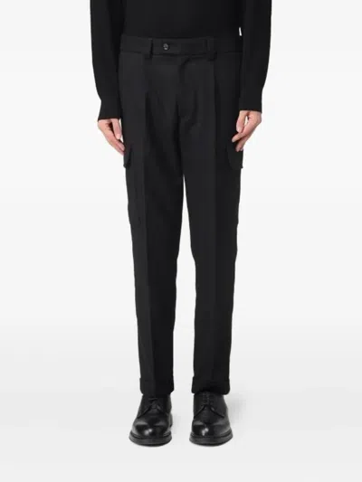 PAOLO PECORA PLEATED CARGO TROUSERS