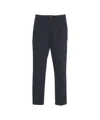 Paolo Pecora Pleated Chinos In Blue