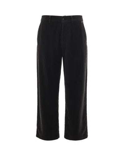 Paolo Pecora Straight-leg Corduroy Trousers In Animal Print