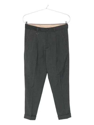 Paolo Pecora Pleated-cuffed Trousers In Green
