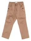 Paolo Pecora Pleated-front Drawstring Trousers In Brown