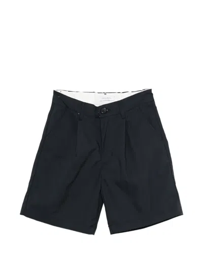 Paolo Pecora Kids' Pleated Shorts In Blue