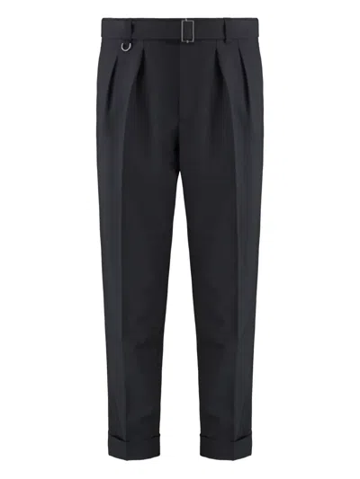PAOLO PECORA PLEATED TAILORED TROUSERS