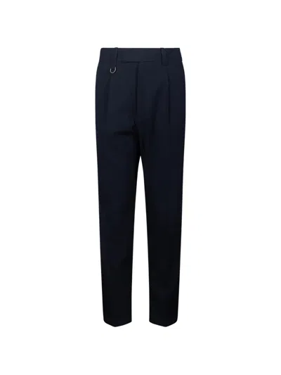 Paolo Pecora Pleated Trousers In Blue