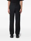 Paolo Pecora Pleated Trousers In Black