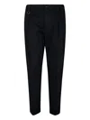 Paolo Pecora Pleated Trousers In Blue