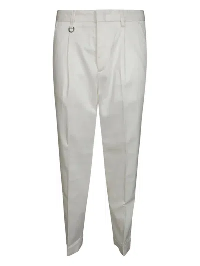 Paolo Pecora Pleated Trousers In White