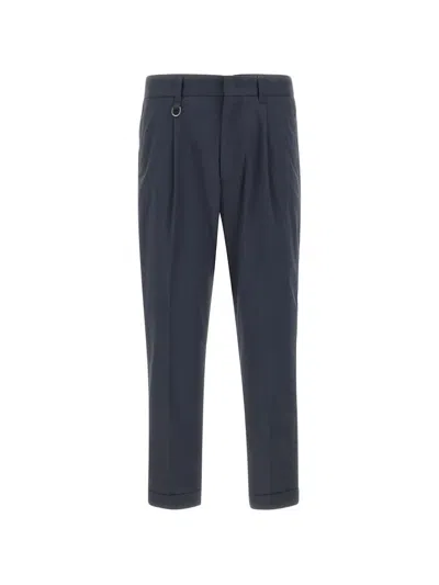 Paolo Pecora Pleated Turned-up Trousers In Black