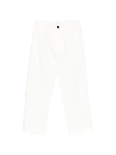 Paolo Pecora Kids' Pocket Trousers In White