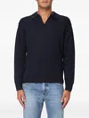 Paolo Pecora Polo-collar Jumper In Blue