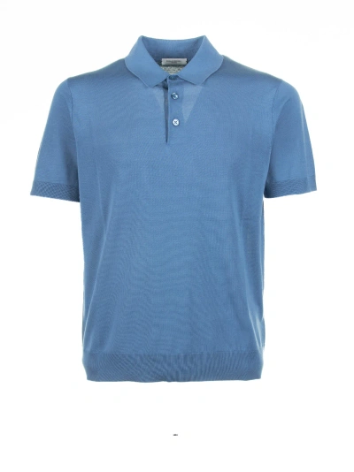 Paolo Pecora Polo Shirt In Azzurro