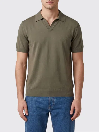 Paolo Pecora Fine-knit V-neck T-shirt In Green