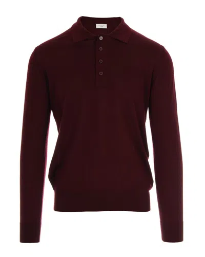 Paolo Pecora Polo Shirt In Burgundy