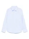Paolo Pecora Poplin Shirt In Blue