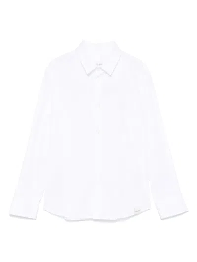 Paolo Pecora Kids' Poplin Shirt In White