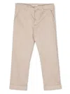 Paolo Pecora Pressed-crease Smart Trousers In Neutrals
