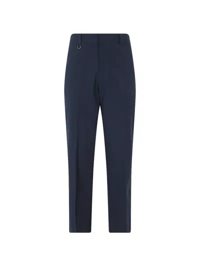 Paolo Pecora Pressed-crease Trousers In Blue