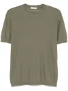 Paolo Pecora Purl-knit T-shirt In Green
